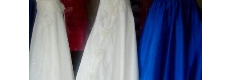 Ivy's bridal gown, boutique