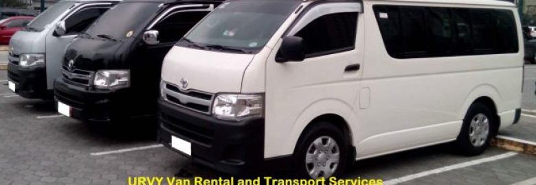 URVY van rental and transport service